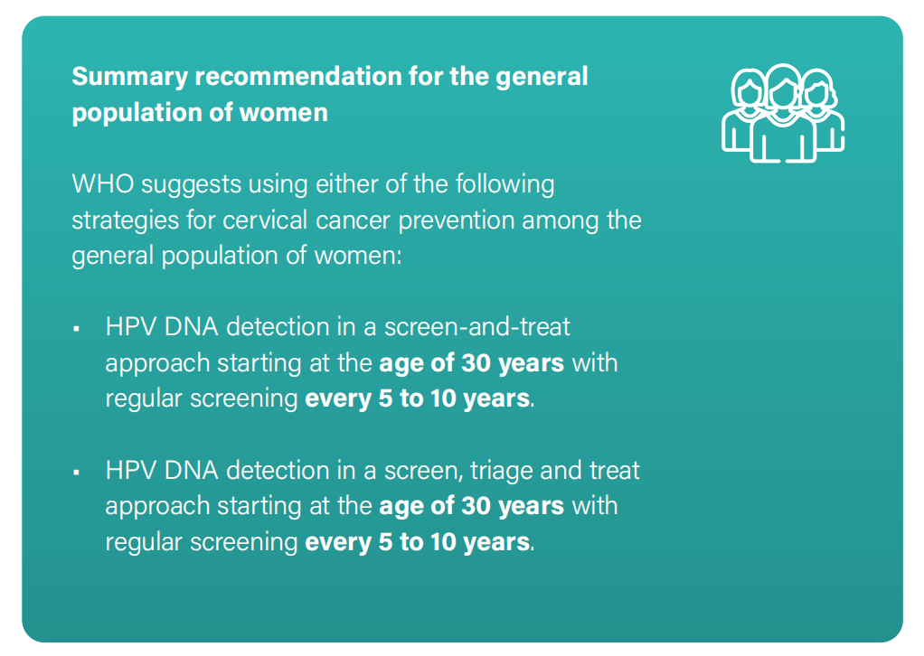 WHO發(fā)布宮頸癌防治新版指南，「推薦HPV-DNA 檢測(cè)為宮頸癌首選篩查方法」